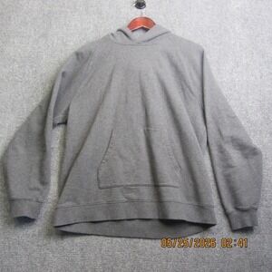 NAADAM Hoodie Mens XL Gray Pullover Hooded‎ Fleece Kangaroo Pocket Cashmere